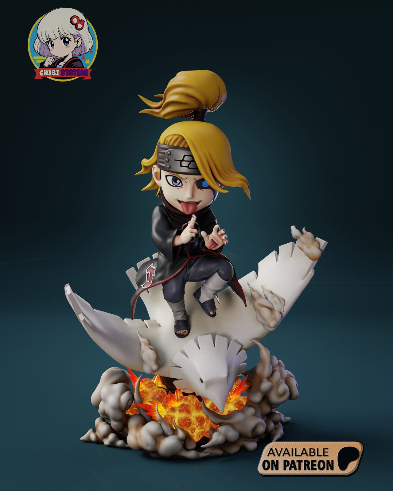 Deidara Stl view 3