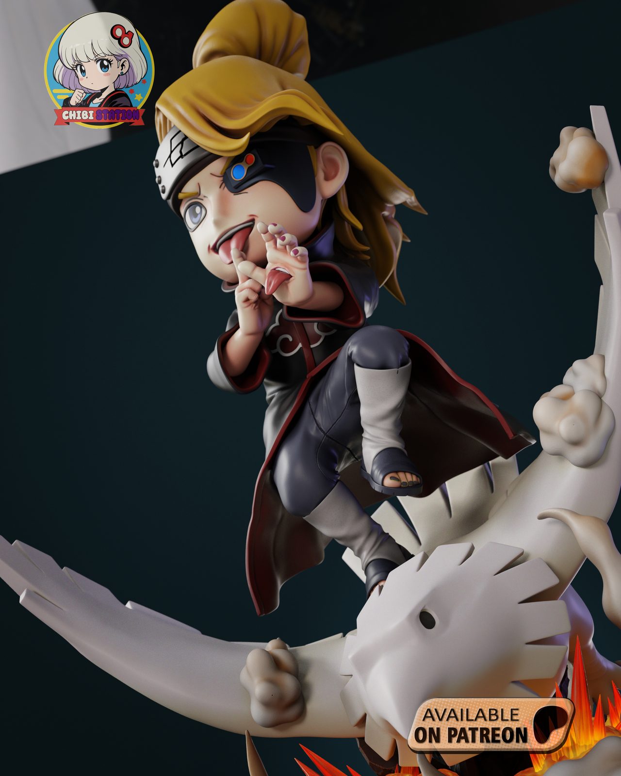 Deidara Stl view 4