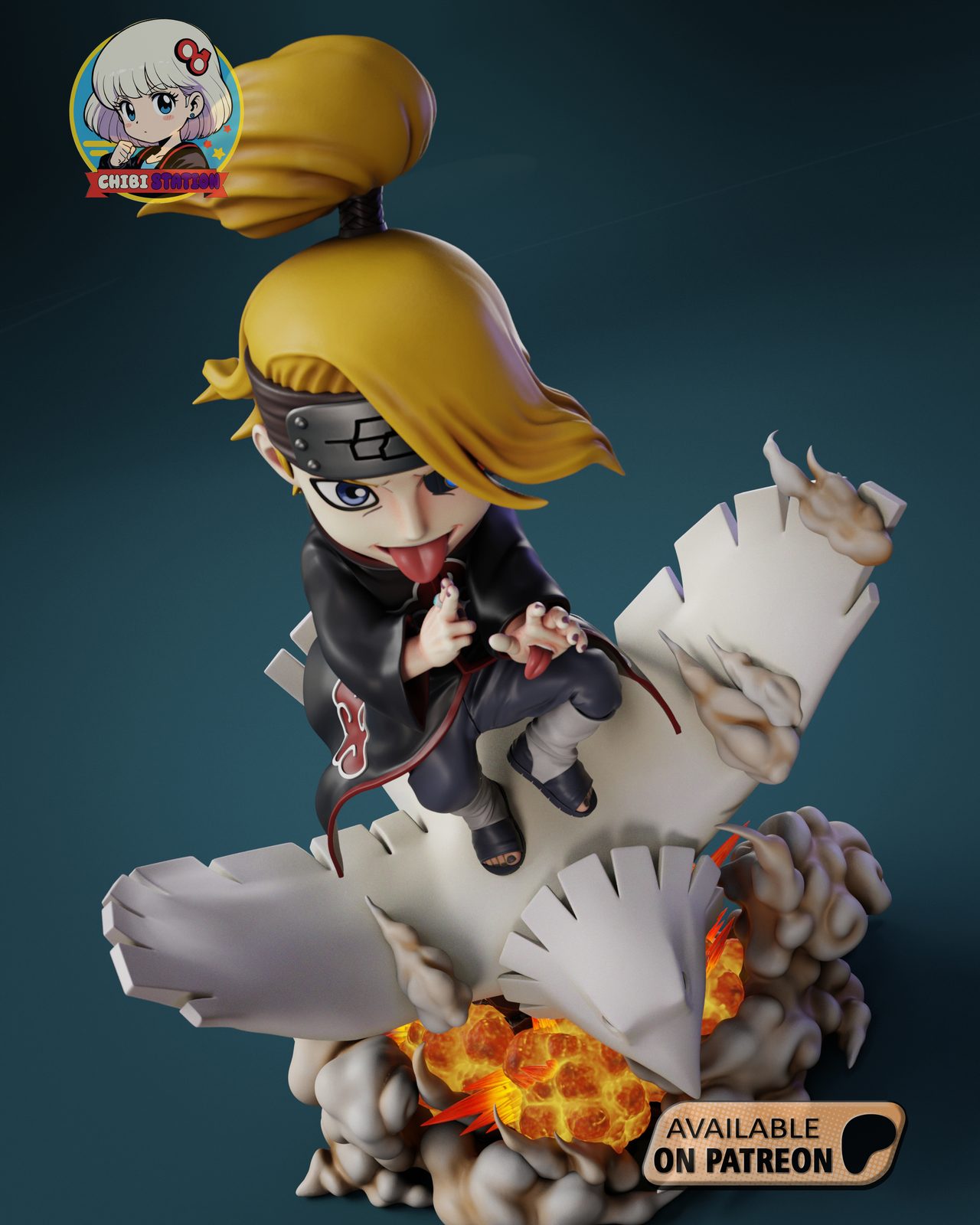 Deidara Stl view 5