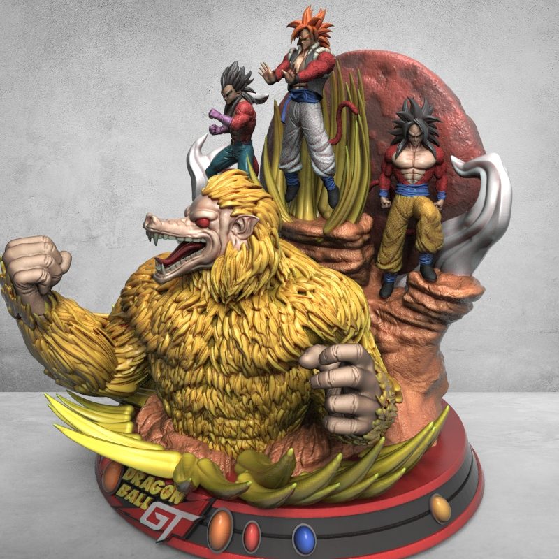 DRAGON BALL GT DIORAMA view 3