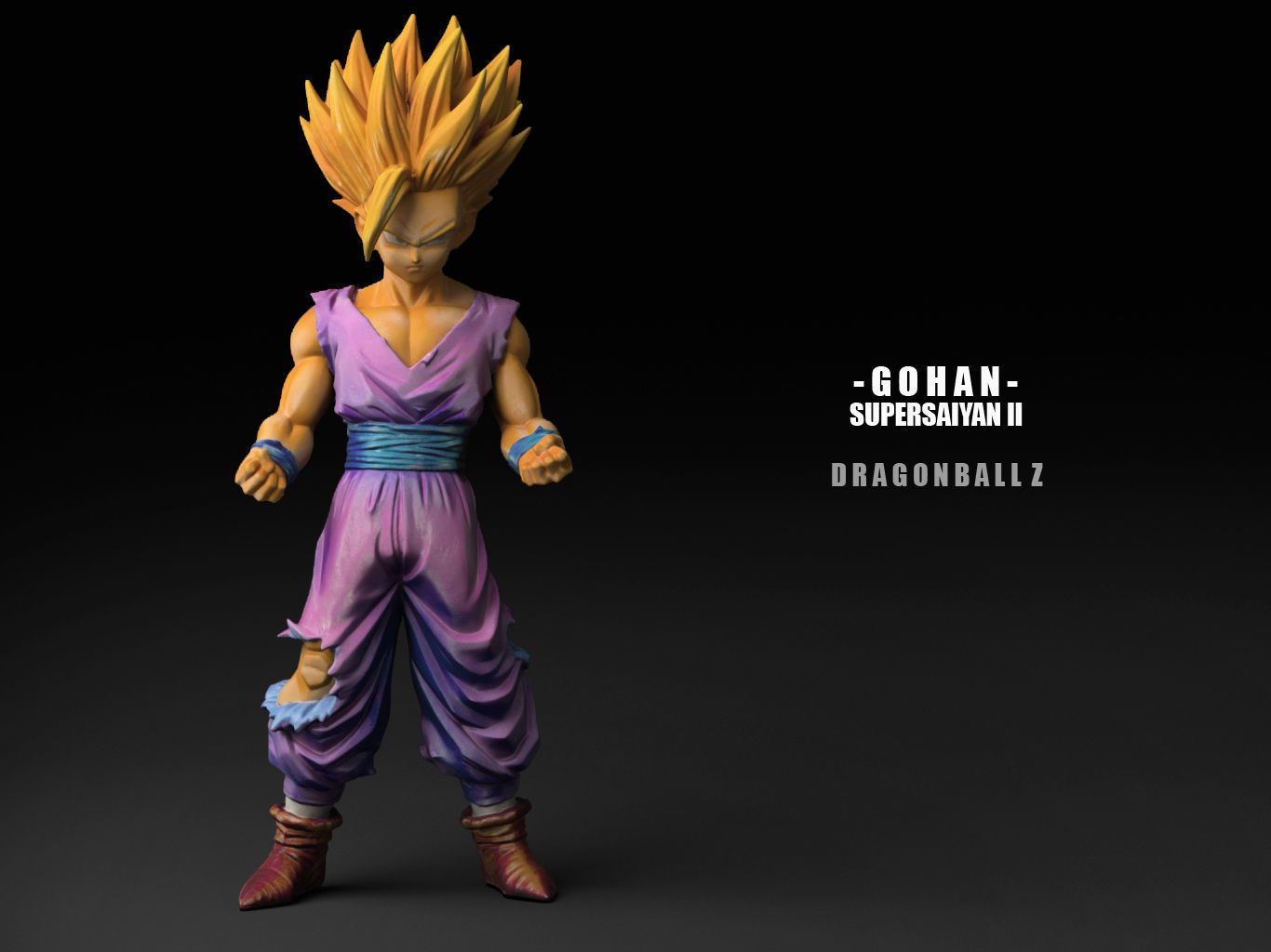 Gohan Supersaiyan Ii 3D Model Files