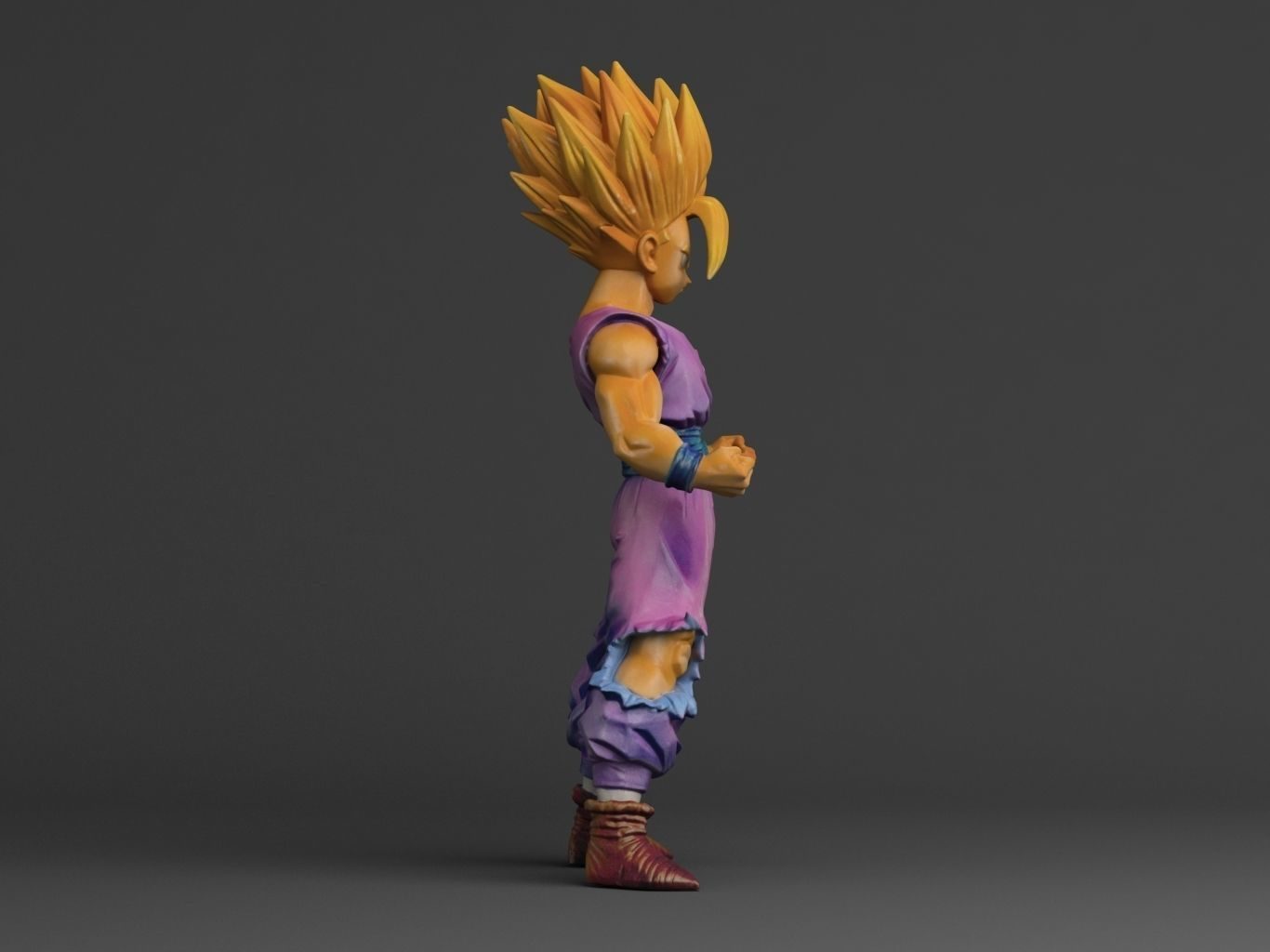 Gohan Supersaiyan Ii 3D Model Files view 3