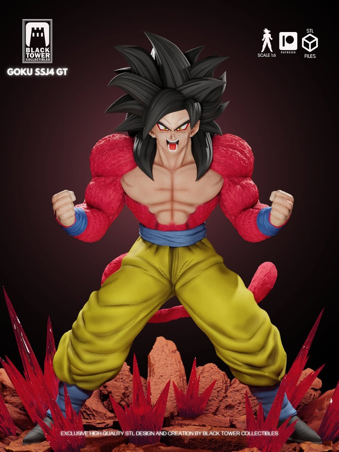 GOKU SSJ4 GT view 3