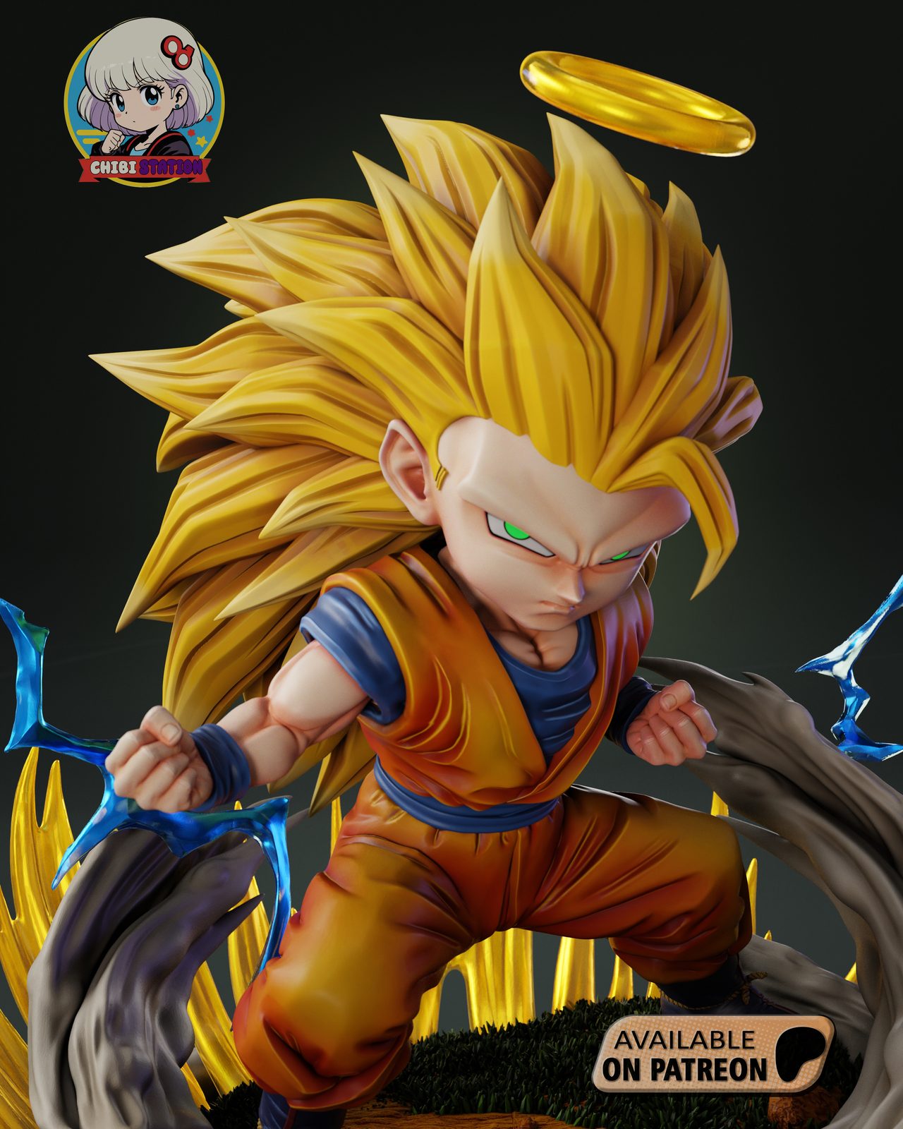 Gokussj3 Stl view 2