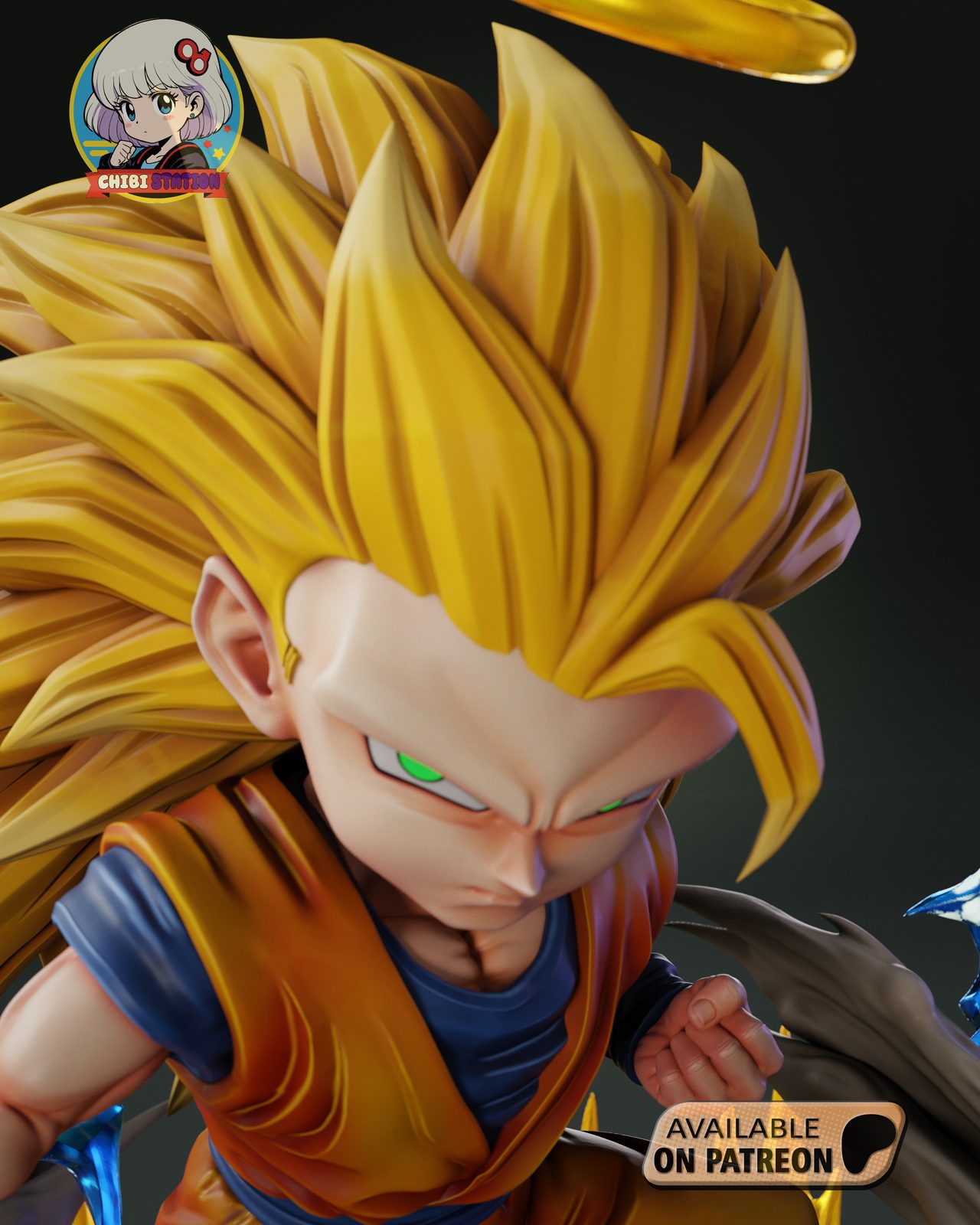 Gokussj3 Stl view 3