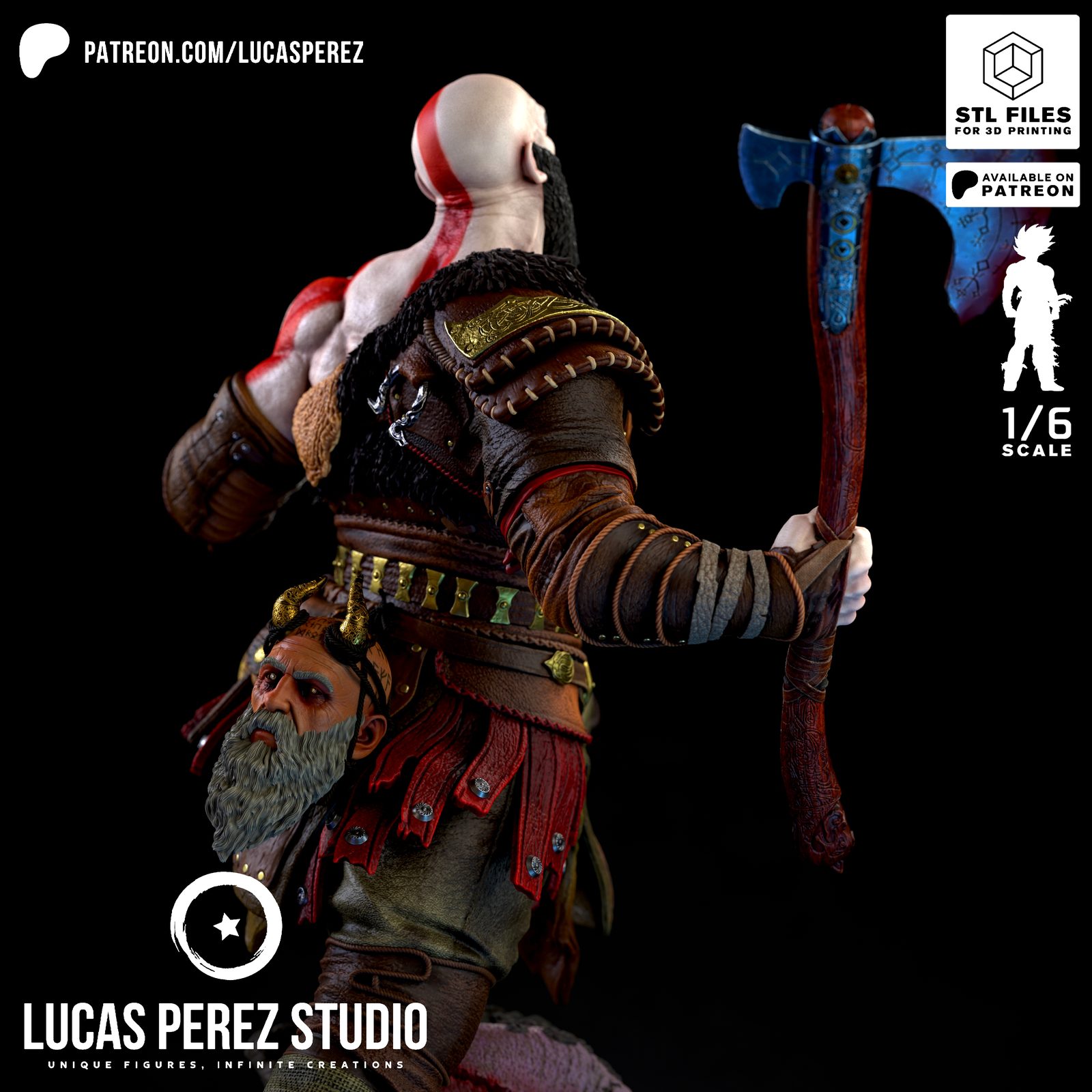 God Of War 2018 @Projectstl view 3