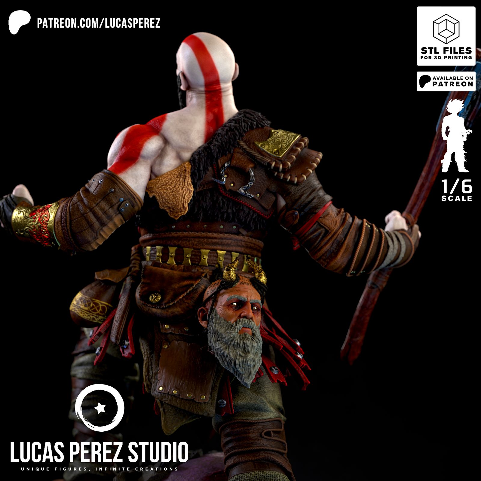 God Of War 2018 @Projectstl view 4