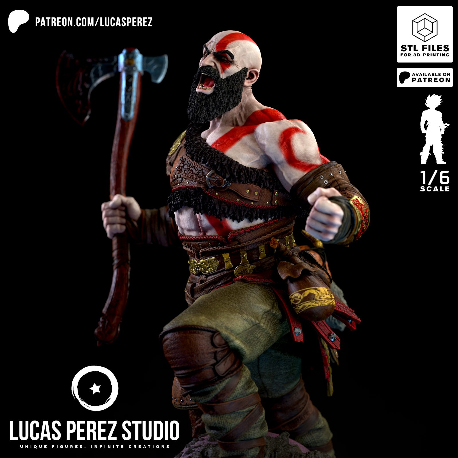 God Of War 2018 @Projectstl view 6