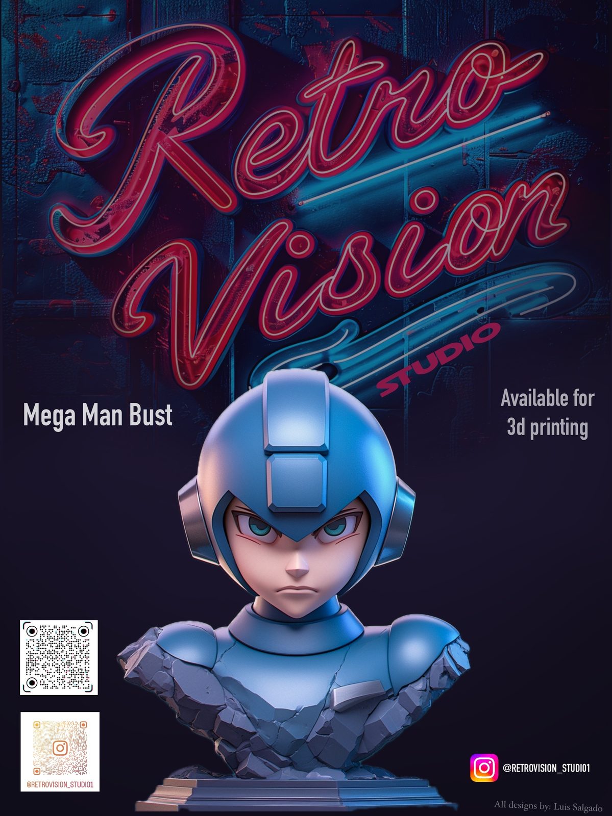 Mega Man Bust
