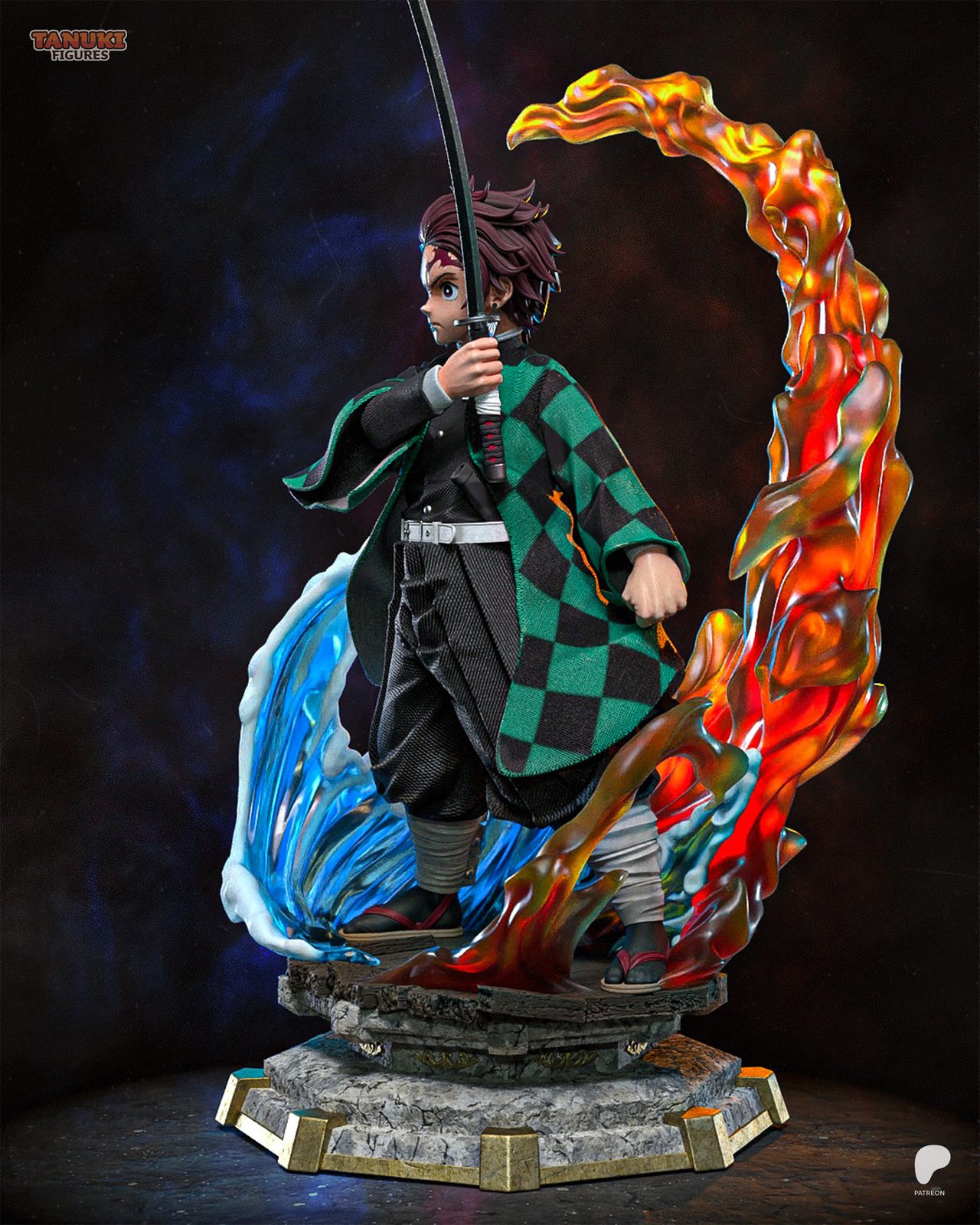 Tanjiro Fullsize Tanukifigures view 5