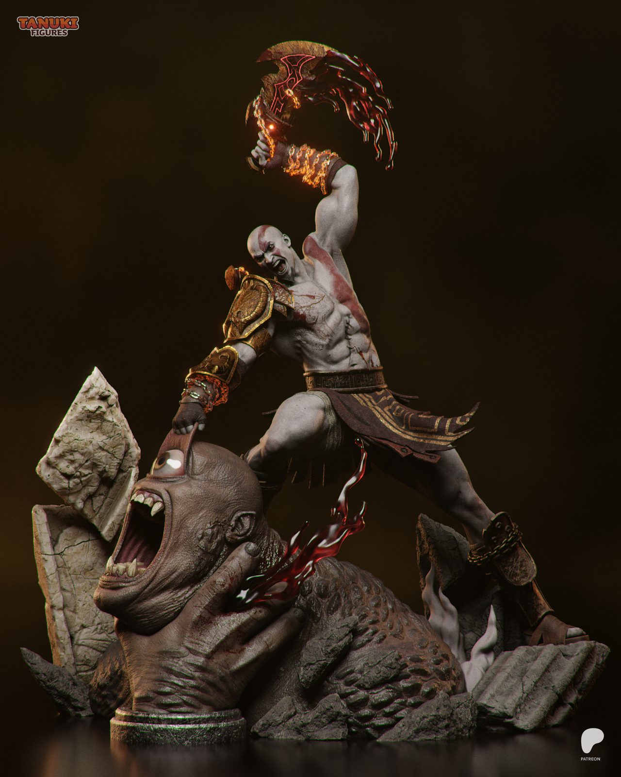 Kratos Figure.Part1 view 2