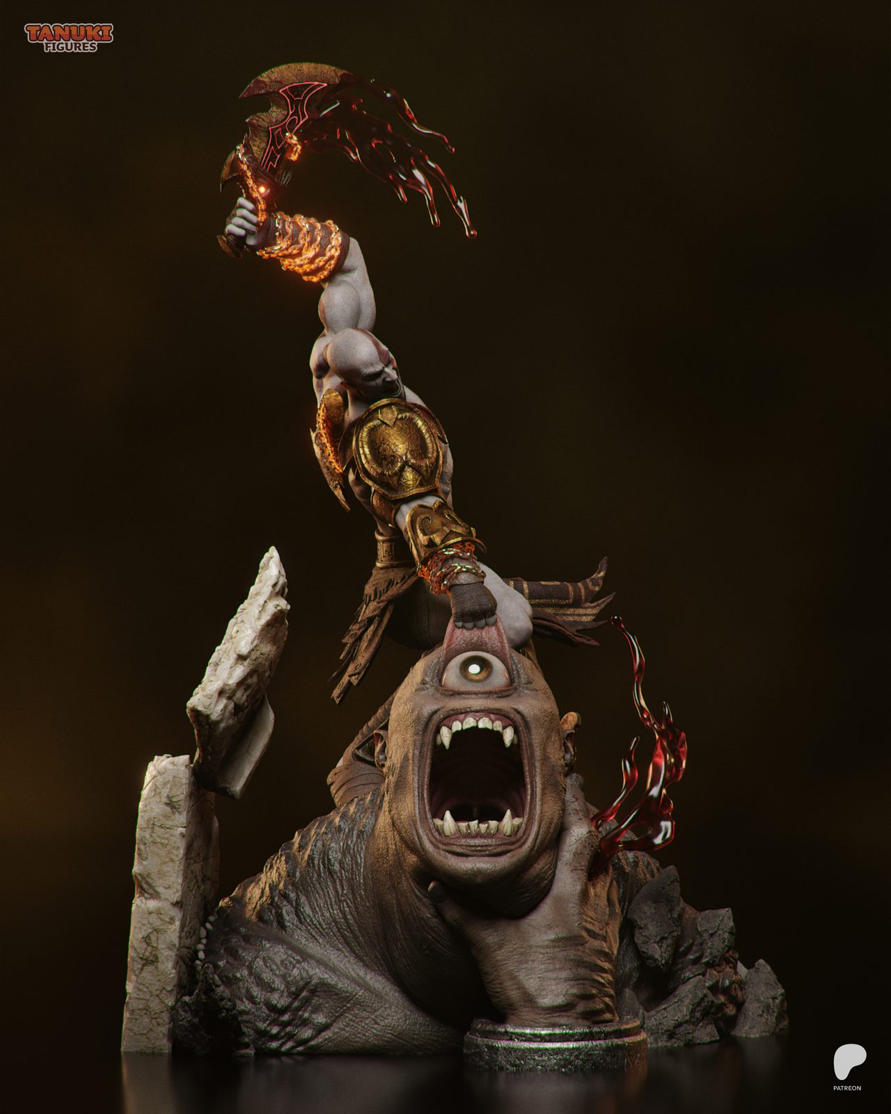 Kratos Figure.Part1 view 3
